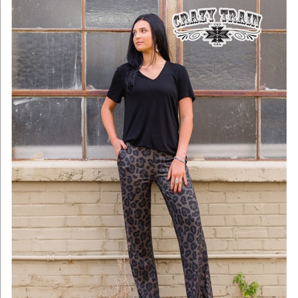 Crazy Train Leopard Pilar Pants